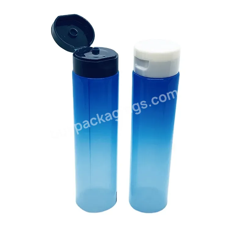 Oem Custom Fade Color Plastic Soft Tube With Matt Flip Top Lid 150ml 200ml,Gradient Colour Pe Face Cream Hand Cream Soft Tube Manufacturer/wholesale Manufacturer/wholesale