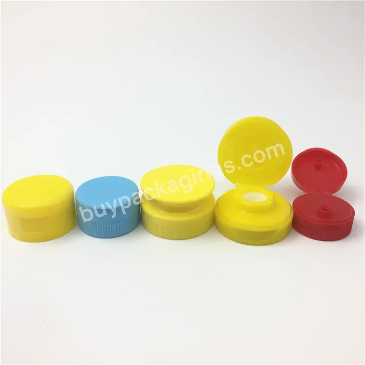 Oem Custom Food Grade 38/400 Pp Plastic Honey Bottle Flip Top Cap Wide Mouth Bottle Cap