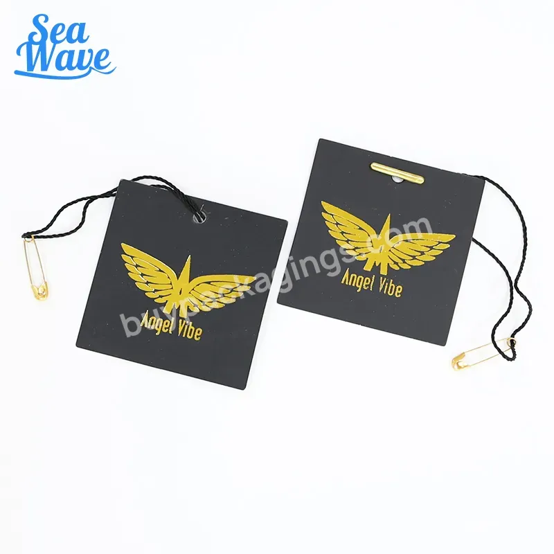 Oem Custom Hang Tag Plastic New Fashion String Cheap Price