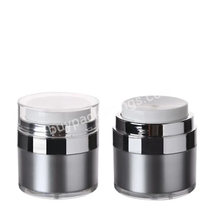 Oem Custom High Grade Cosmetic Packaging 30ml 50ml Acrylic Cream Jar For Eye Serum Manufacturer