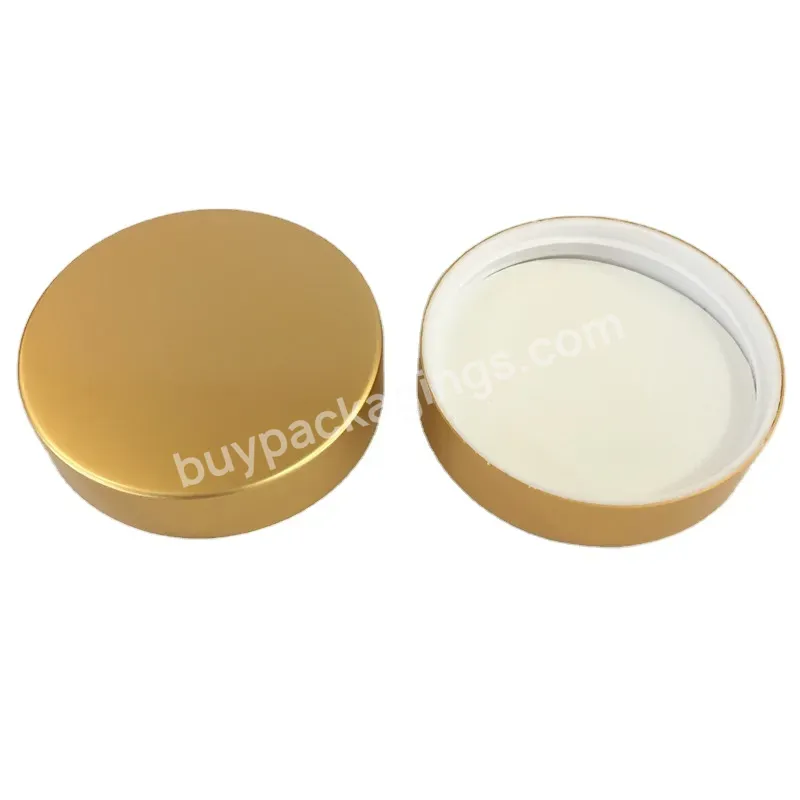 Oem Custom High Quality 58/400 83/400 89/400 Plastic Shiny Gold Silver Aluminum Plastic Lid For Jar