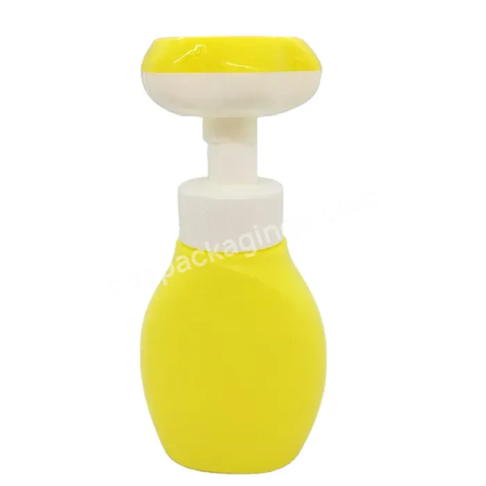 Oem Custom Home Cleaning Set Frosted 300ml Pe Soap Liquid Foam Soap Dispenser Pump Bottle For Hand Wash