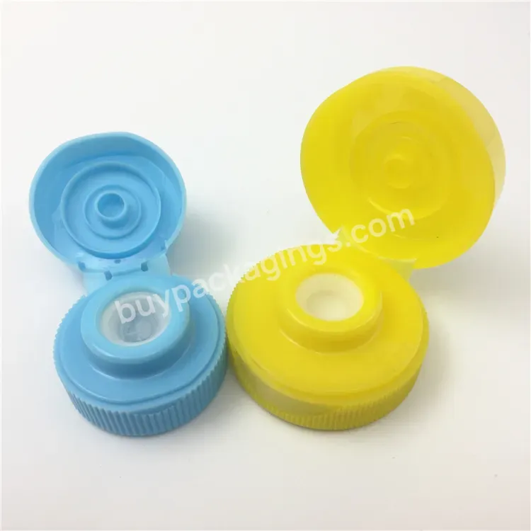 Oem Custom Honey Bottle 38mm Neck Size Plastic Flip Top Cap With Silicone Valve Manufacturer/wholesale