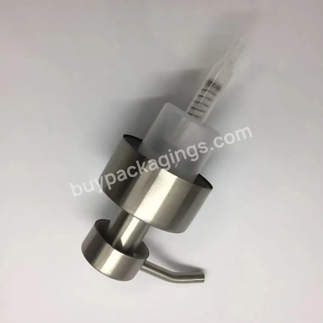 Oem Custom Hot Selling 45mm Stainless Steel Foam Pump For Glass Bottle 12oz