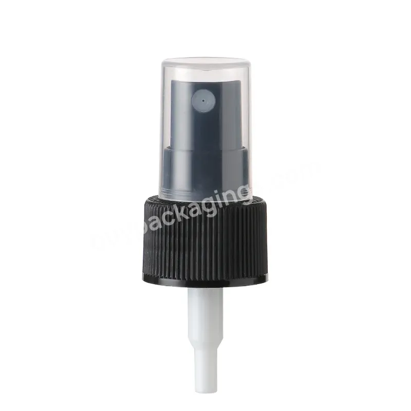 Oem Custom In Stock High Quality 24/410 Plastic Black Ribbed Oil Sprayer 0.2cc