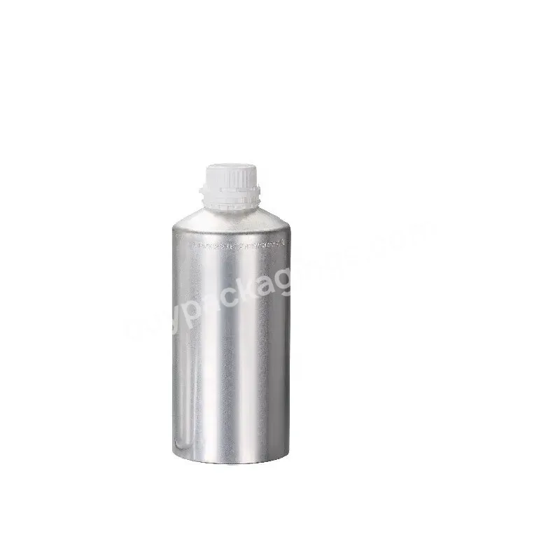 Oem Custom Large Size Volume Cosmetic Aluminum Perfume Essential Oil Container Bottle With Tamper Evident Lid