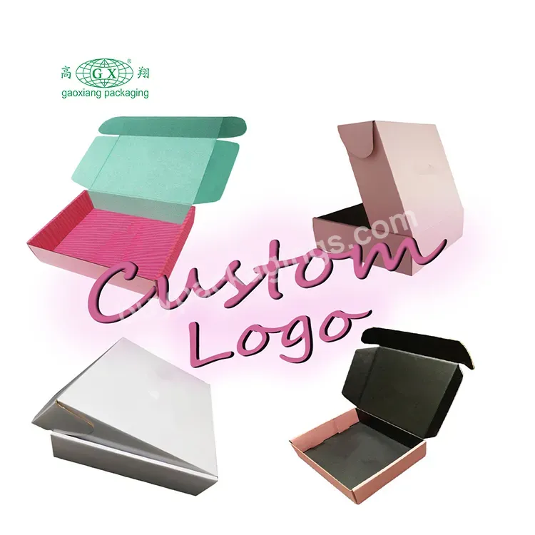 Oem Custom Logo Eco Friendly Cardboard Corrugated Packaging Shipping Mailing Carton Box