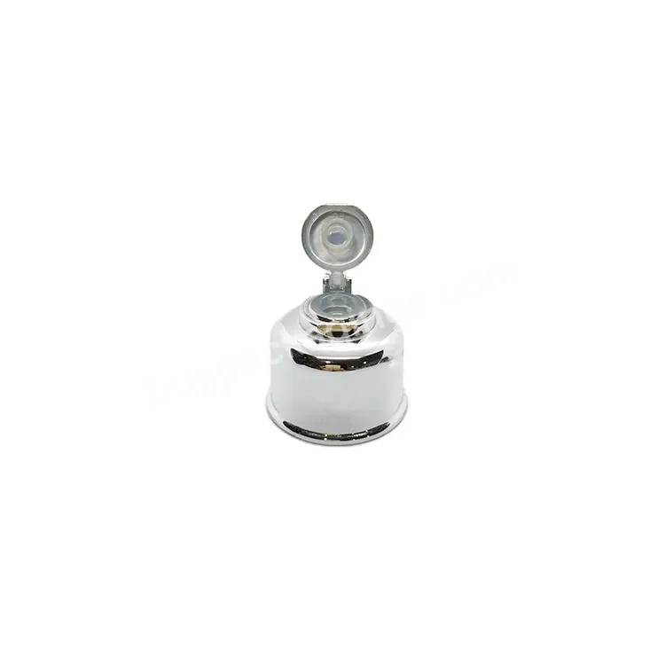 Oem Custom Logo Shinny Silver Bell Flip Top Lid 24/410 Pp Plastic Lid Manufacturer/wholesale