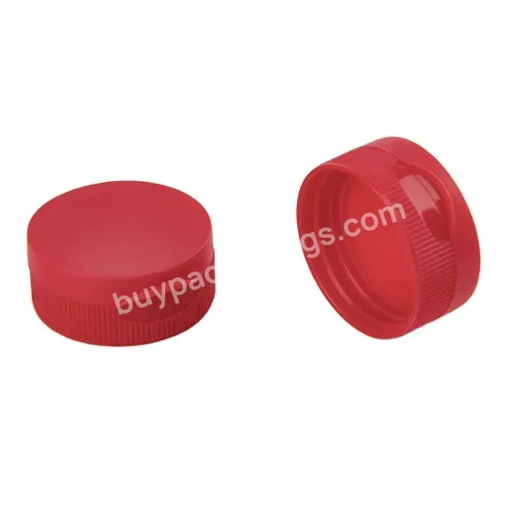 Oem Custom Logo Wholesale Plastic 32mm Flip Top Cap Red For Pet Shampoo Bottle