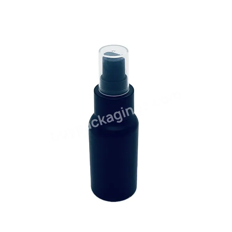 Oem Custom Matte Black Aluminum Bottle Matte Black Perfume Sprayer 30ml 40ml 60ml 100ml Manufacturer/wholesale