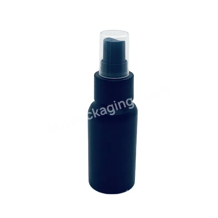 Oem Custom Matte Black Aluminum Bottle Matte Black Perfume Sprayer 30ml 40ml 60ml 100ml Manufacturer/wholesale