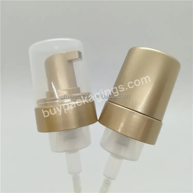 Oem Custom Matte Golden Foaming Pump Foam Liquid Soap Dispenser Pump 43mm Manufacturer/wholesale