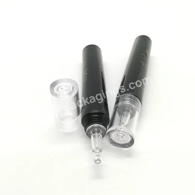 Oem Custom New Empty Sugarance Pe Soft Eye Cream Tubes With Point Screw Lid / 19mm Dia Empty Cosmetic Eye Cream Lotion Packaging