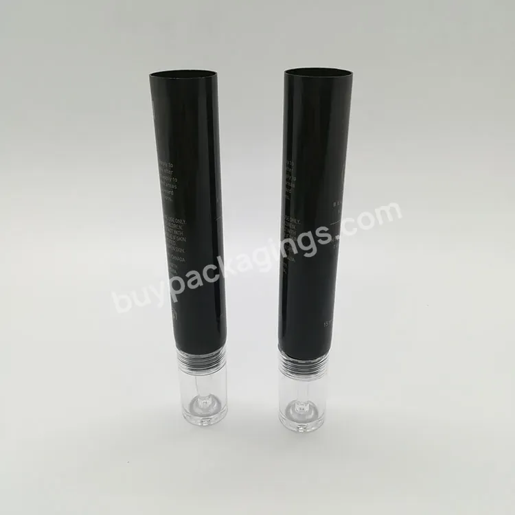 Oem Custom New Empty Sugarance Pe Soft Eye Cream Tubes With Point Screw Lid / 19mm Dia Empty Cosmetic Eye Cream Lotion Packaging