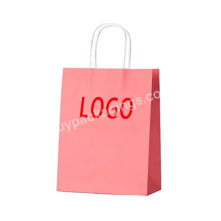 Oem Custom Personalized Luxury Shopping Kraft Paper Food Packaging Bags