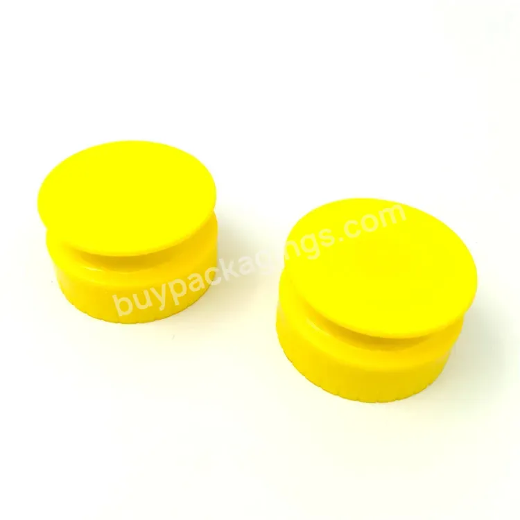 Oem Custom Plastic Flip Top Cap With Silicone Valve 28mm 38mm Pp Silicone Valve Flip Top Cap For Honey Bottle