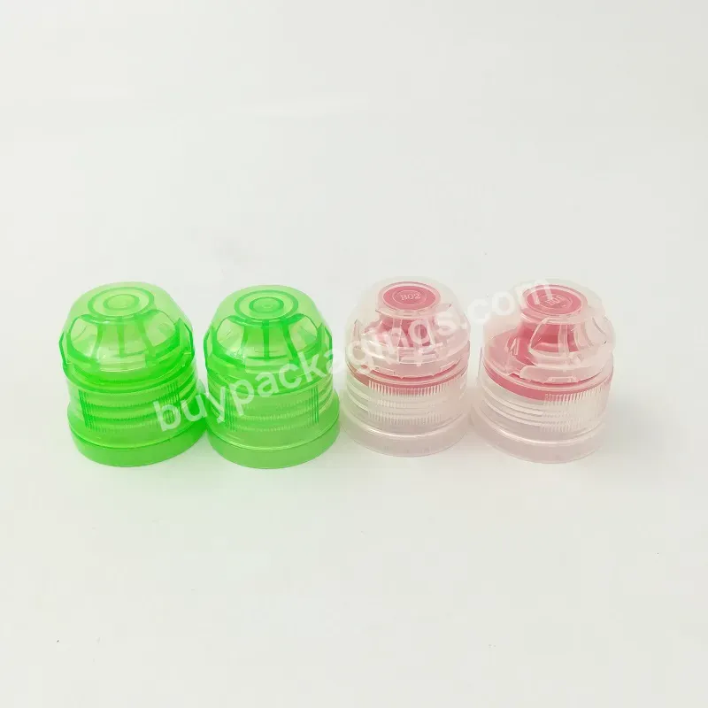 Oem Custom Plastic Pp 28/1810 Double Layer Temper Evident Flip Top Water Bottle Screw Caps/ Plastic Mineral Water Bottle Screw Lids Manufacturer/wholesale Manufacture