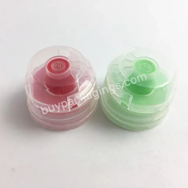 Oem Custom Plastic Sport Water Flip Top Cap 38mm Red Manufacturer/wholesale