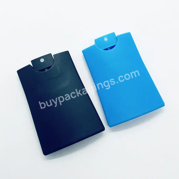 Oem Custom Pocket Credit Card Shape Perfume Spray/hand Sanitizer Bottle Manufacturer/wholesale