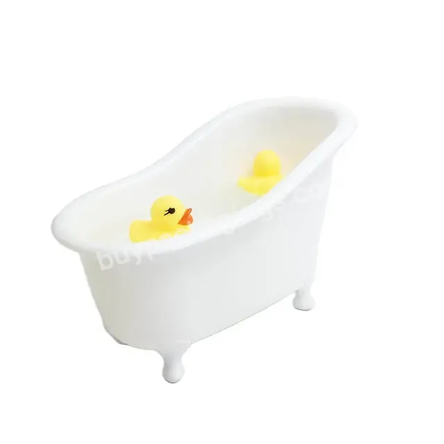 Oem Custom Pocket Size Pp White Container Bathtub Shape Container