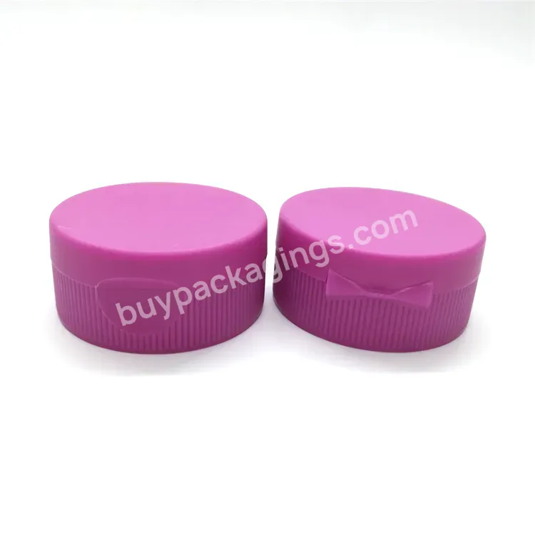 Oem Custom Pp 54mm Ribbed Skirt Hinged Flip Top Dispensing Cap With Silicone Valve 54 400 Flip Top Cap For Bottles