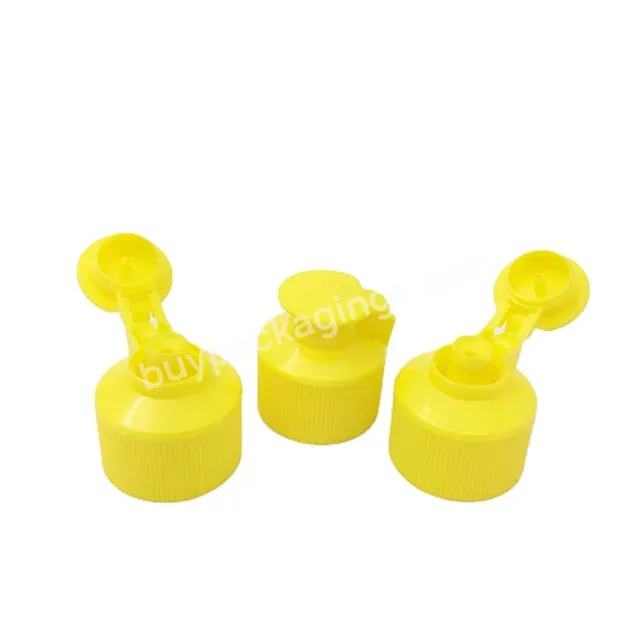 Oem Custom Pp Plastic Cap Ribbed Closure 20mm 24mm 28mm Small Round Flip Top Cap Dish Wash Cap