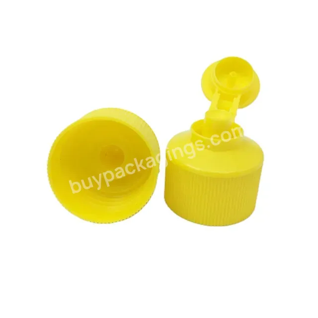 Oem Custom Pp Plastic Cap Ribbed Closure 20mm 24mm 28mm Small Round Flip Top Cap Dish Wash Cap