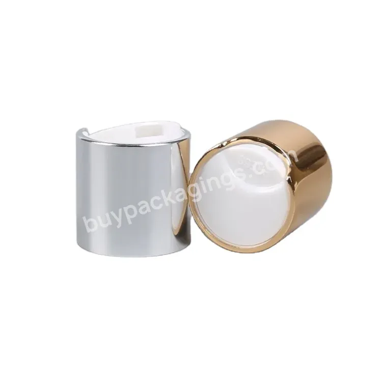 Oem Custom Shinny Golden Silver White Plastic Cosmetic Packaging Lid Manufacturer/wholesale