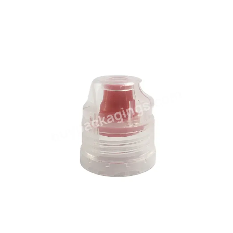 Oem Custom Silicone Valve Flip Top Cap For Shampoo Bottle 28mm Manufacturer/wholesale