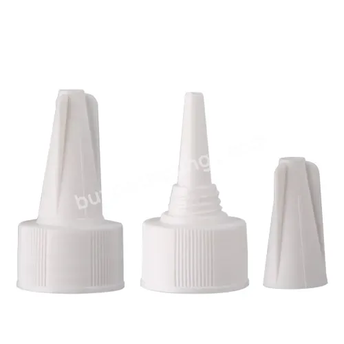 Oem Custom Transparent Spike Shape Screw Cap With Big Top Cover 24/410