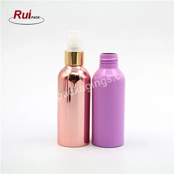 Oem Custom Wholesale 100ml 120ml 250ml Food Grade Aluminum Cosmetic Perfume Spray Bottle For Oil Manufacturer/wholesale Manufacturer/wholesale