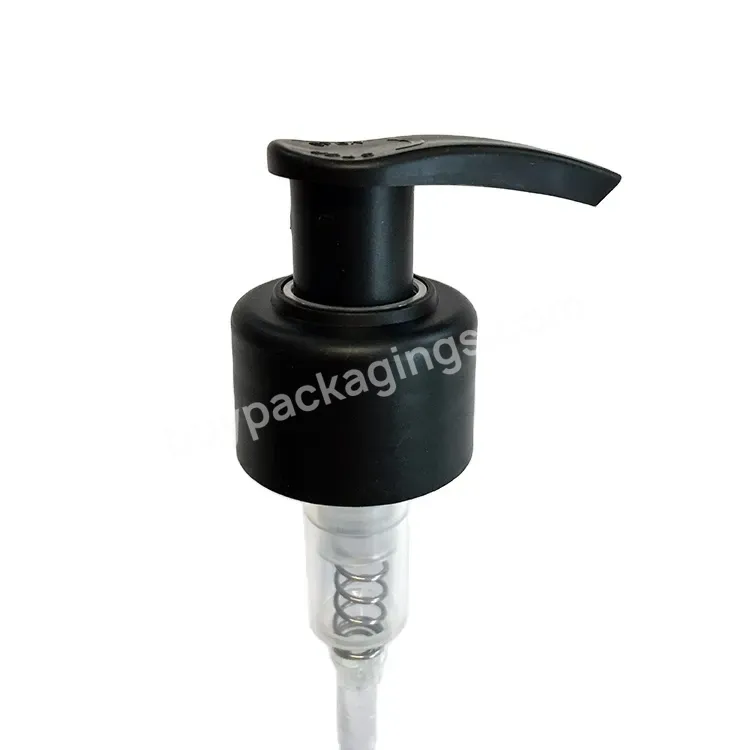 Oem Custom Wholesale 24/410 Matte Black Lotion Dispenser Pump,Frosted Shampoo Dispenser Manufacturer/wholesale