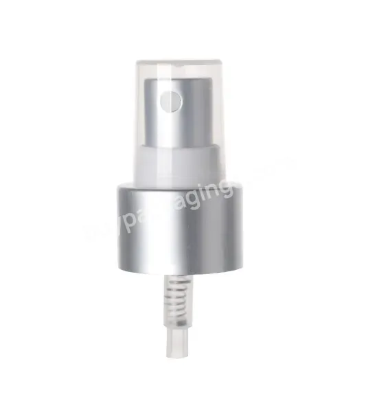 Oem Custom Wholesale Aluminum Matte Silver Perfume Mist Sprayer 24/410