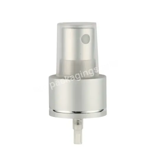 Oem Custom Wholesale Aluminum Matte Silver Perfume Mist Sprayer 24/410