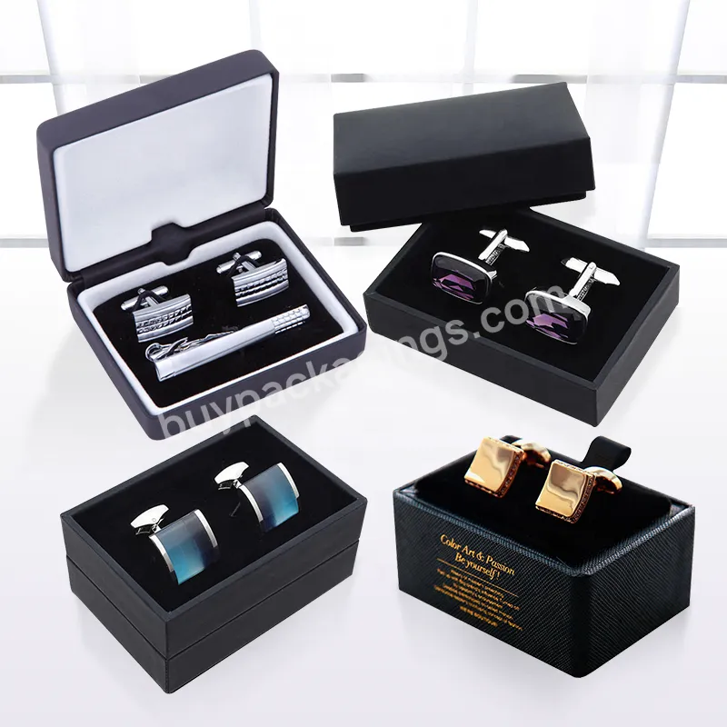 Oem Custom Wholesale Luxury Box Cufflinks Packaging Box Cufflink Gift Box With Logo