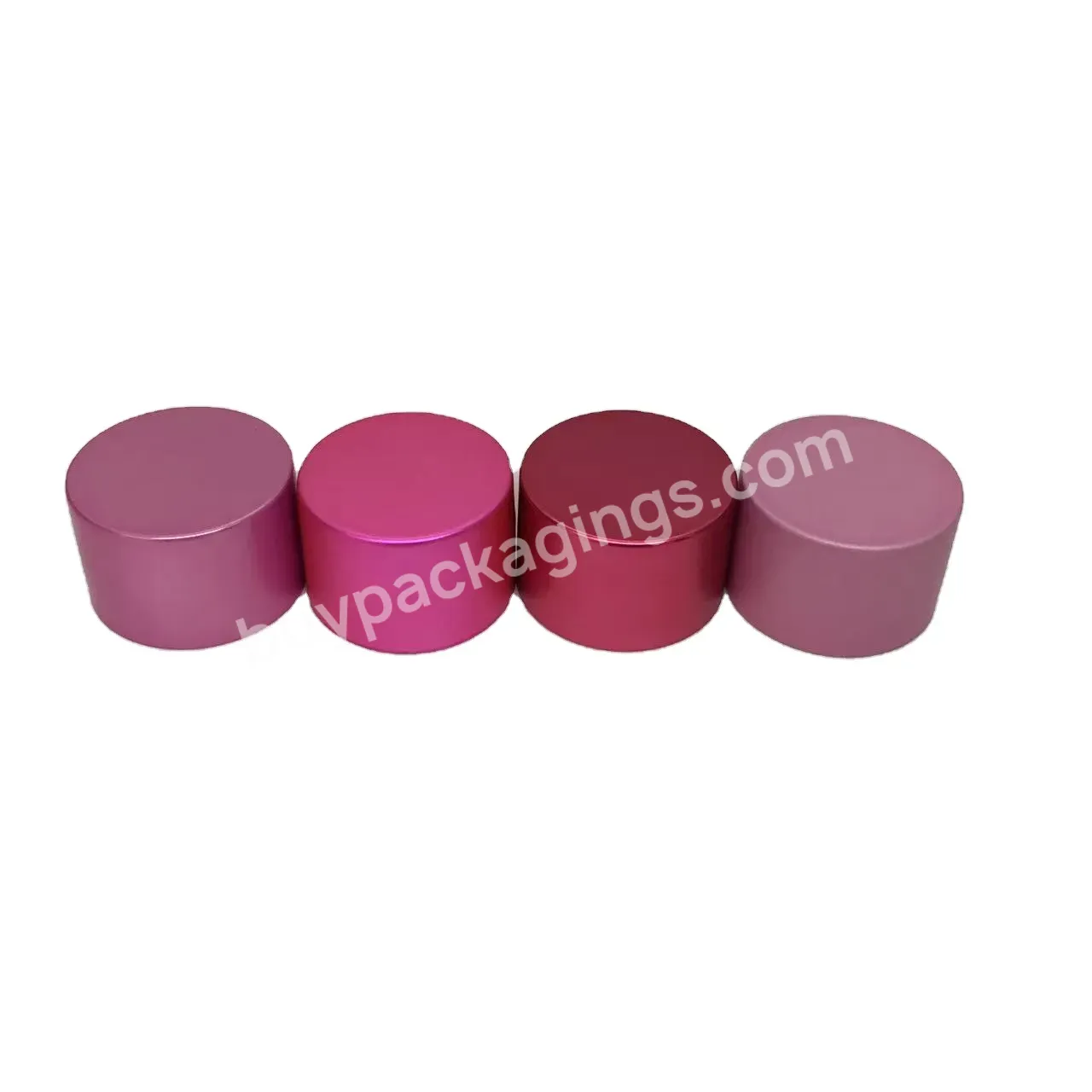 Oem Customer Color 24mm Metallized Rose Gold Bottle Cap