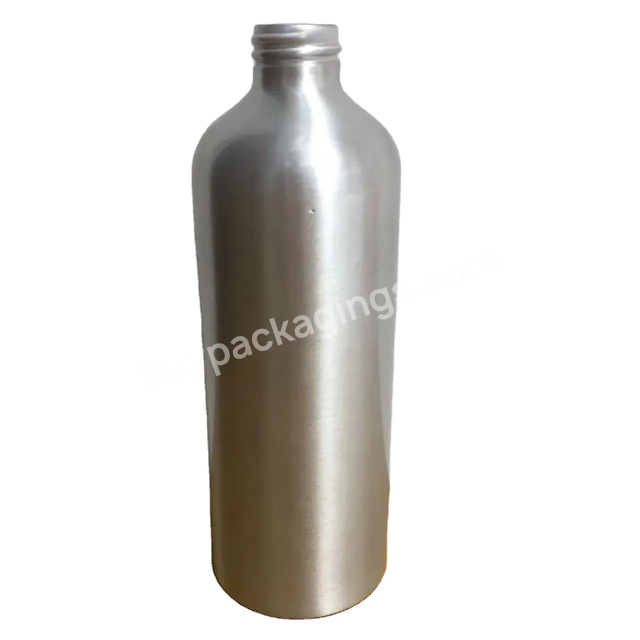 Oem Customer Color 500ml Empty Aluminum Bottle Silver