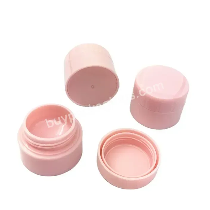 Oem Customizable 5g Pink Pp Material Small Plastic Cream Jar