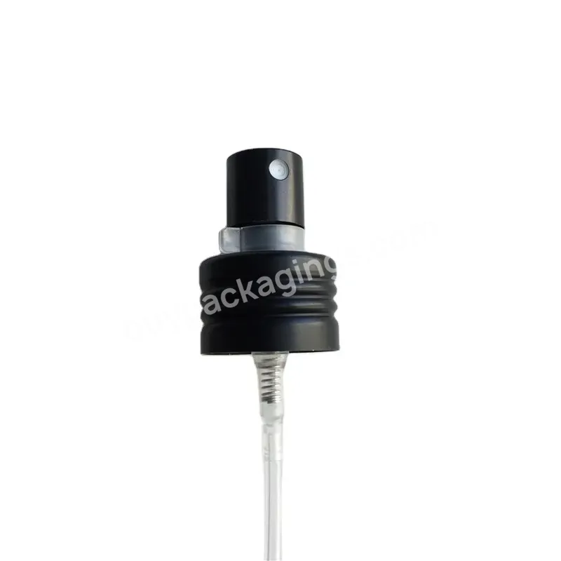 Oem Customizable Factory Wholesale Oem 24 410 Aluminum Black Mist Sprayer Crimp Pump With Clip