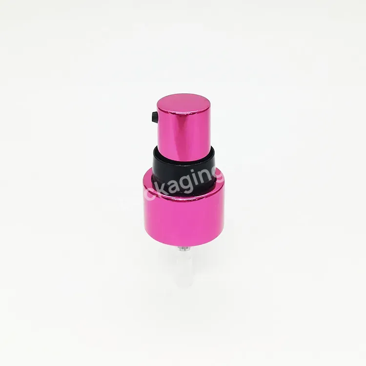 Oem Customization Support 24/410 Aluminum Plastic Cosmetic Cream Pump Treatment Pump Serum Dispenser Pump For Cosmetic Package