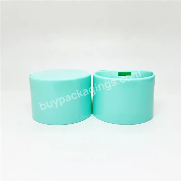 Oem Customized Color Plastic Double Wall Press Shampoo Lotion Disc Top Cap