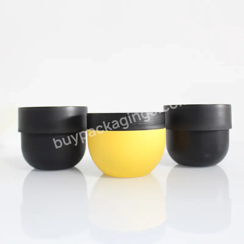 Oem Customized Color Pp Bowl Shape Plastic Body Butter Container Face Mask 250ml 300g Wide Mouth Hair Mask Jar
