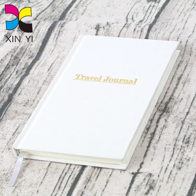 Oem Customized High Quality Journal Fabric Hardcover Book Daily Planner Printing