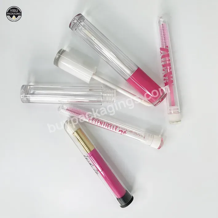 Oem Disposable Micro Thin Eyebrow Spoolie Keychain Brush Tube Makeup Microbrush Lash Wand Mascara Eyelash Brush With Case - Buy Private Label Eyelash Cleaning Brush With Wand Tube,Mascara Spoolie,Eyebrow Brush Wand.