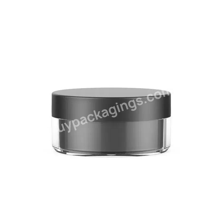 Oem Double Wall Acrylic Round Hair Care Cream Jar Skincare Jar Packaging Manufacturer/wholesale