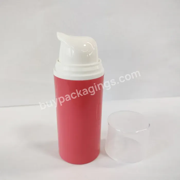 Oem Eco Friendly 30g 50 Ml 1oz 2oz Cosmetic Foundation Liquid Airless Pump Plastic Cosmetic Airless Bottle For Skincare Creams