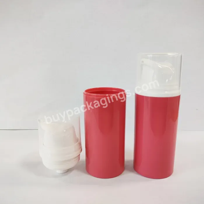 Oem Eco Friendly 30g 50 Ml 1oz 2oz Cosmetic Foundation Liquid Airless Pump Plastic Cosmetic Airless Bottle For Skincare Creams