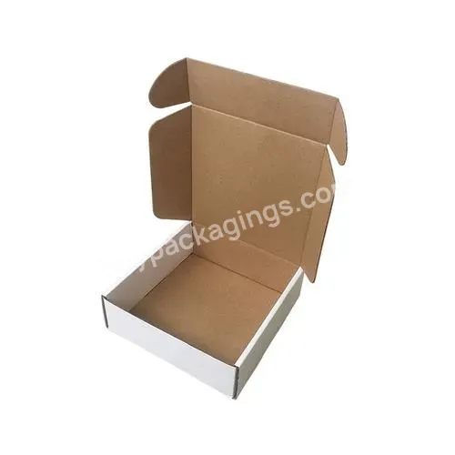 Oem Eco Friendly Recycling Kraft Paper Cosmetic Packaging Corrugated Book Shaped Mailer Box