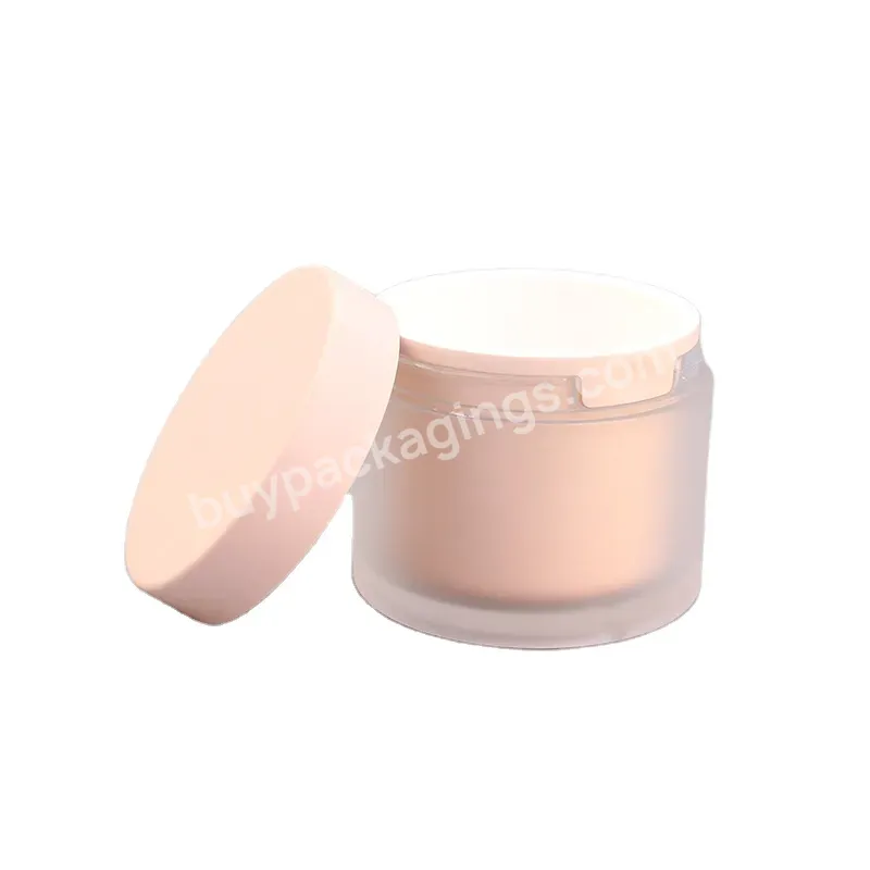 Oem Eco-friendly Replaceable Refillable Food Cosmetic Grade Skin Hair Care Cream Packing Jar 50/100/250g