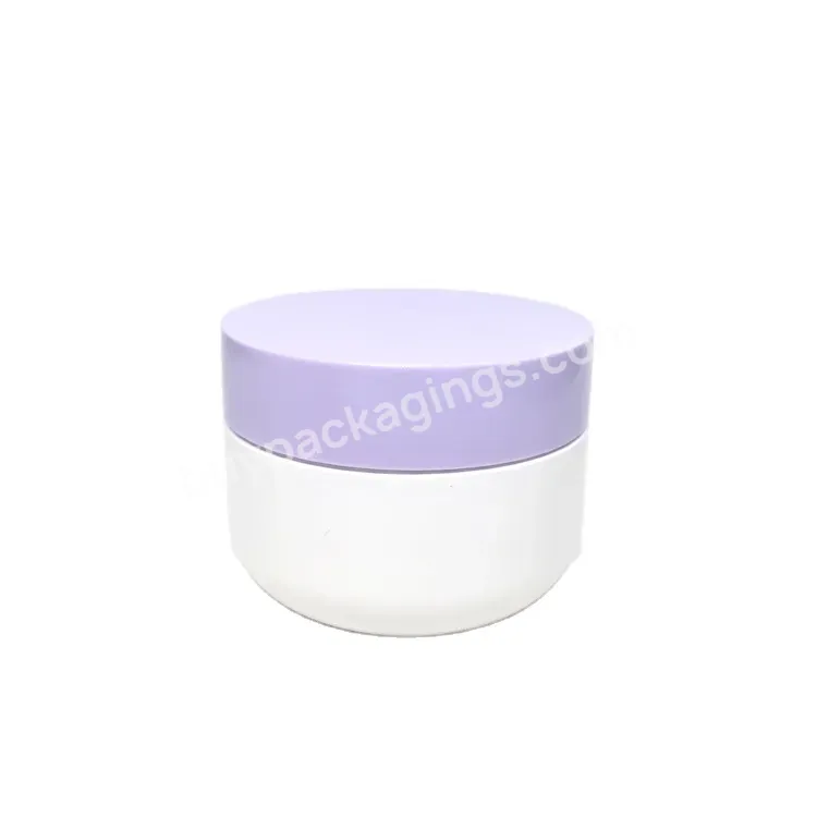 Oem Empty 100g Pp Plastic Face Cream Jar Cosmetic Jar With Spatula - Buy Face Cream Jar,Cream Jar With Spatula,Cosmetic Jar.